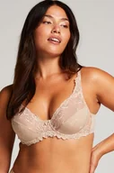 Biustonosze - Hunkemöller Biustonosz nieusztywniany z fiszbinami Diva Beżowy - miniaturka - grafika 1