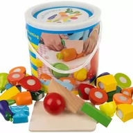 Zabawki AGD - Drewniane Owoce I Warzywa Do Krojenia Na Rzep Dla Dzieci Prezent Montessori - miniaturka - grafika 1