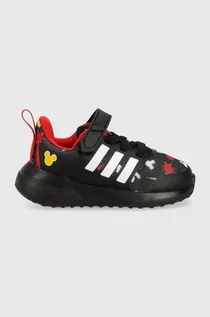 Buty dla dziewczynek - adidas sneakersy dziecięce FortaRun 2.0 MICKEY kolor czarny - grafika 1