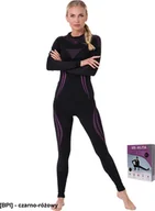 Koszulki sportowe damskie - R.E.I.S. US-ALTA - damska bielizna termoaktywna, dodatkowa izolacja przed zimnem, zestaw koszulka z leginsami, 58% poliester, 26% poliamid, 16% elastan XL - miniaturka - grafika 1