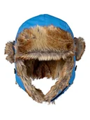 Czapeczki dla niemowląt - Isbjörn Czapka "Squirrel" w kolorze niebiesko-brązowym - miniaturka - grafika 1