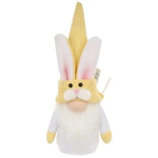 Skrzat wielkanocny SASKA GARDEN Zajączek Żółty 20 cm - Wielkanoc - miniaturka - grafika 1