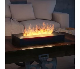 InFire - BIO kominek 8x60 cm 3kW czarne - Kominki wolnostojące - miniaturka - grafika 1