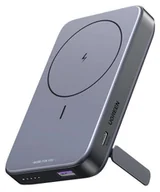 Powerbanki - Ugreen PB206 10000mAh USB + USB-C 20W z funkcją podstawki czarny - miniaturka - grafika 1