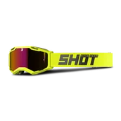 Gogle i okulary motocyklowe - Gogle Cross Shot Iris 2.0 Solid Neonowy Żółty - miniaturka - grafika 1