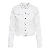 Kurtki damskie - ONLY Damska kurtka dżinsowa, jednokolorowa - miniaturka - grafika 1