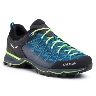 Salewa Trekkingi Ms Mtn Trainer Lite 61363-8744 Malta/Fluo Green - Buty trekkingowe męskie - miniaturka - grafika 1