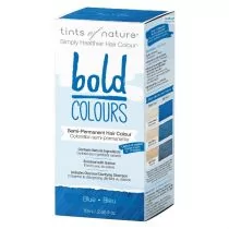 Tints of Nature Półtrwała farba do włosów niebieska Bold Colours 130ml Tints of Nature - Farby do włosów i szampony koloryzujące - miniaturka - grafika 1