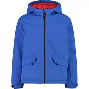 CMP - Kid Jacket Fix Hood, Boy, Royal, 128 - Kurtki i płaszcze dla chłopców - miniaturka - grafika 1