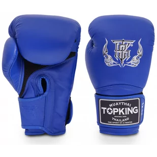 Top King Rękawice Bokserskie TKBGSA Super Air Single Tone Blue - Rękawice bokserskie - miniaturka - grafika 1