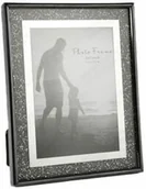 Ramki na zdjęcia - Ramka na zdjęcie zdjęcia srebrno-czarna glamour 23,5x18,5x2-12 169007 - miniaturka - grafika 1