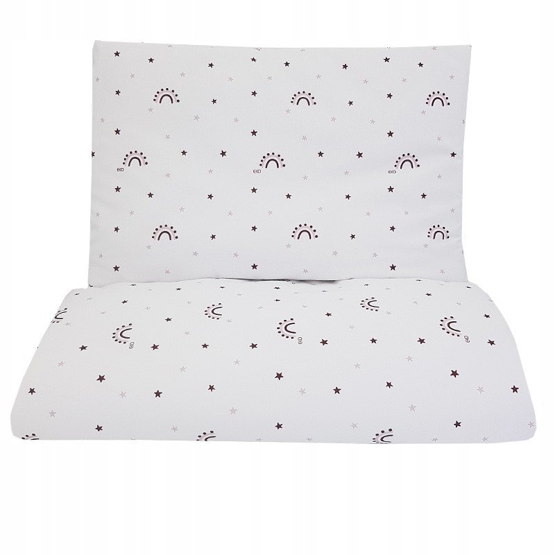 Pościel dziecięca bawełniana 2 el. 120x90 Tęcza Eko