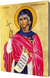 Ikona święta Małgorzata - Ikony i obrazy sakralne Ikona święta Małgorzata - Ikony i obrazy sakralne - miniaturka - grafika 1