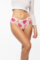 Majtki damskie - Figi damskie typu brazyliany z koronkowym wykończeniem Peony Cheekie Brasil Julimex - miniaturka - grafika 1