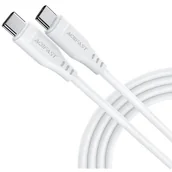 Kable USB - Acefast Kabel USB Typ C - USB Typ C 1,2m, 60W (20V/3A) biały (C3-03 white) C3-03-C-C white - miniaturka - grafika 1