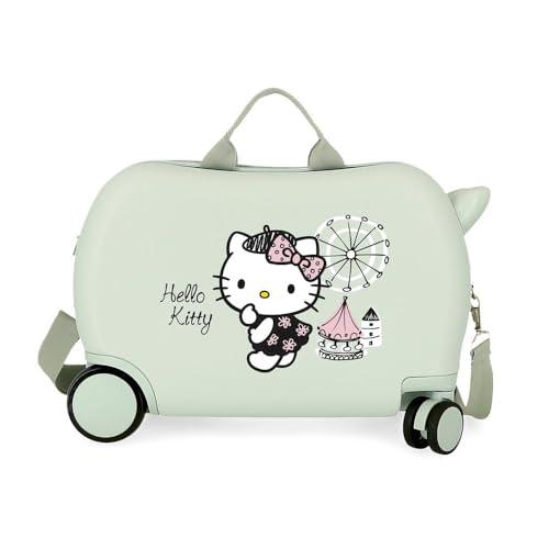 Hello Kitty Fair Walizka dziecięca zielona 45 x 31 x 20 cm twardy ABS 24,6 l 1,8 kg 4 koła bagaż ręczny, Zielony, walizka dziecięca