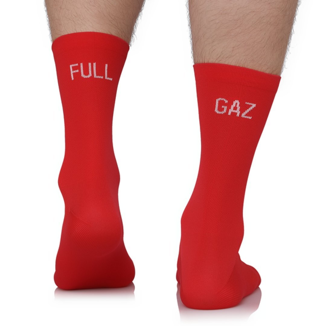 Skarpety kolarskie, szosowe, Todo Cycling Pro FULL GAZ czerwone, rowerowe, termoaktywne 35-38