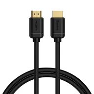 Kable - Baseus High Definition HDMI 2.0 4K 60Hz, 3D, HDR, 18Gbps, 3m czarny - miniaturka - grafika 1