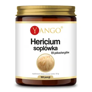 Yango Hericium Soplówka - ekstrakt 10% polisacharydów - Yango - 50 g - Lwia Grzywa 59B8-13123_20220420153252 - Suplementy naturalne - miniaturka - grafika 1
