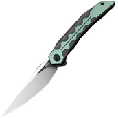 Noże - Nóż składany Bestech Knives Samari - Black/Green - miniaturka - grafika 1