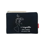 Kosmetyczki, organizery i kuferki - hello-bags Damski N-002-lounmöglich kosmetyczka/portfele, czarny, średni, czarny, m - miniaturka - grafika 1