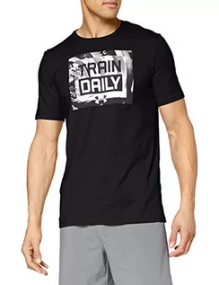 Koszulki męskie - Under Armour Mfo Train Daily Ss męska koszulka z krótkim rękawem, czarny, MD - grafika 1