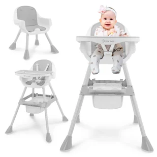 Regulowane krzesełko do karmienia Moby-System Magnolia 2w1 - szare - Krzesełka do karmienia Regulowane krzesełko do karmienia Moby-System Magnolia 2w1 - szare - Krzesełka do karmienia - miniaturka - grafika 1