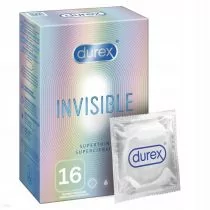 Durex prezerwatywy Invisible przeźroczyste i nawilżane - Prezerwatywy - miniaturka - grafika 1