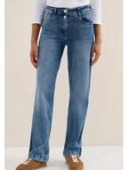 Spodenki damskie - Cecil Dżinsy - Regular fit - w kolorze niebieskim - miniaturka - grafika 1