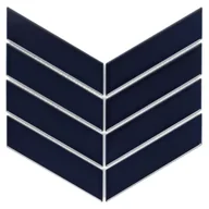 Płytki ceramiczne - Dunin Royal Chevron Midnight - miniaturka - grafika 1