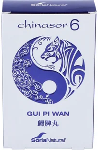 Suplement diety Soria Chinasor 6 Gui Pi Wan 30 tabletek (8422947180065) - Suplementy naturalne - miniaturka - grafika 1