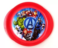 Miseczki i talerzyki dla dzieci - Talerzyk Avengers - 20 cm. Czerwony - miniaturka - grafika 1