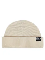 Czapki damskie - EA7 Emporio Armani Czapka 244667 4F200 33740 Beżowy - miniaturka - grafika 1