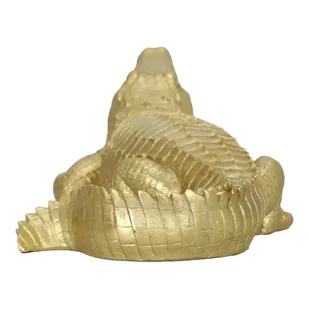 Dekoracja Victor Krokodyl złoty 39cm - Figurki dekoracyjne - miniaturka - grafika 7