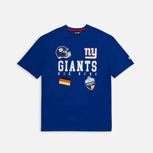 NFL Games Collegiate koszulka oversize New York Giants CAB niebieska