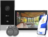 Domofony - Ezviz Wideodomofon EZVIZ HP5, sterowanie przez Wi-Fi Android / iOS, instalacja 2-żyłowa - miniaturka - grafika 1