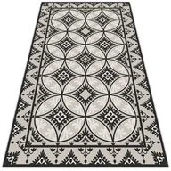 Dywany zewnętrzne - Dywan zewnętrzny tarasowy wzór Vintage koła 60x90 cm - miniaturka - grafika 1