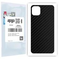 Szkła hartowane na telefon - Folia naklejka skórka strukturalna na TYŁ do Apple iPhone 11 Pro Max - Carbon - apgo SKINS - miniaturka - grafika 1