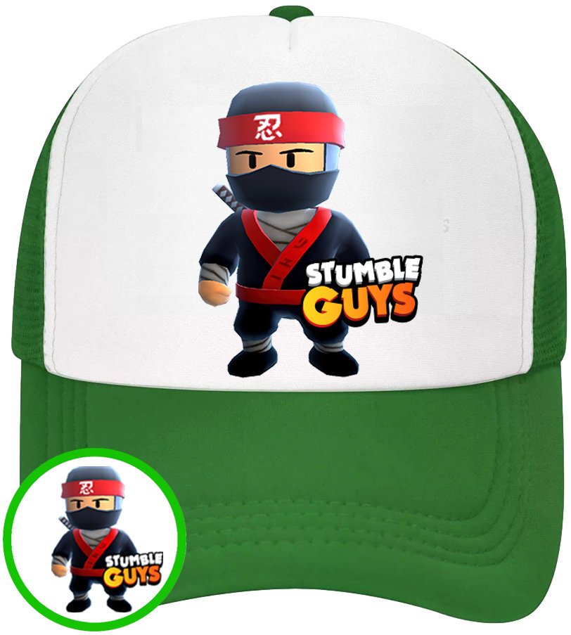 CZAPKA Z DASZKIEM STUMBLE GUYS DLA DZIECI SIATKA