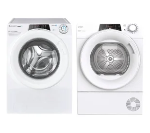 Candy pralka RapidO RO 1496DWMT/1-S + suszarka RapidO RO4 H7A2TEX-S Slim 46,5cm 7kg - Zestawy zintegrowane AGD Candy pralka RapidO RO 1496DWMT/1-S + suszarka RapidO RO4 H7A2TEX-S Slim 46,5cm 7kg - Zestawy zintegrowane AGD - miniaturka - grafika 1