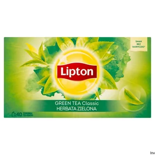Lipton LIPTON_Green Tea herbata zielona 40 piramidek 52g 8711200453436 - Herbata - miniaturka - grafika 1