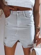Spódnice - Spódniczka jeansowa FUSIM szara Dstreet CY0386 - miniaturka - grafika 1