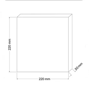 Gąbka do filtra średnioziarnista 30ppi 22x22x5cm Happet - Oczka wodne - miniaturka - grafika 1