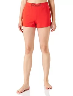 Calvin Klein Damska koszula do spania krótka piżama, toskańska Terra Cotta, S - Koszule damskie - miniaturka - grafika 1