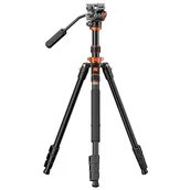 Statywy fotograficzne - Statyw K&F CONCEPT K234A7 z głowicą FH-03 - miniaturka - grafika 1
