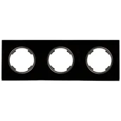 Klawisze i ramki - DPM Ramka potrójna Soul czarny - miniaturka - grafika 1
