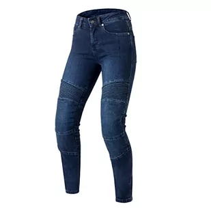 Ozone Agness II Lady dżinsy motocyklowe dla kobiet do swobodnego użytkowania trwałe materiały, Slim Fit, ochraniacze na kolana, Dupont Kevlar, elastyczne wstawki - Odzież motocyklowa - miniaturka - grafika 1