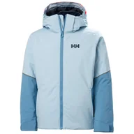 Kurtki narciarskie - Helly Hansen JR Jewel, kurtka narciarska, juniorska, jasnoniebieska - miniaturka - grafika 1