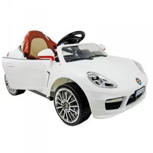 Import SUPER-TOYS AUTO ROADSTER EXCLUSIVE Z ŚWIECĄCYMI KOŁAMI/SX158 SX-158-BIAŁY - Pojazdy elektryczne dla dzieci - miniaturka - grafika 2