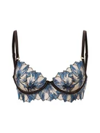 Biustonosze - Bluebella Biustonosz damski na fiszbinach Kobiety niebieski|czarny wzorzysty, 70B - miniaturka - grafika 1